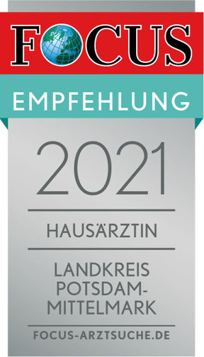 FOCUS Empfehlung 2021 – Hausärztin, Landkreis Potsdam-Mittelmark